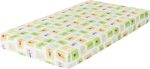 EVERYDAY KIDS Precious Moments Noah’s Ark 4 Pc Crib Bedding for Girls Nursery Set Includes Baby Bed Quilt, Fitted Sheet, Dust Ruffle and Diaper Stacker with Sweet Images of Elephants and Giraffes - Image 7